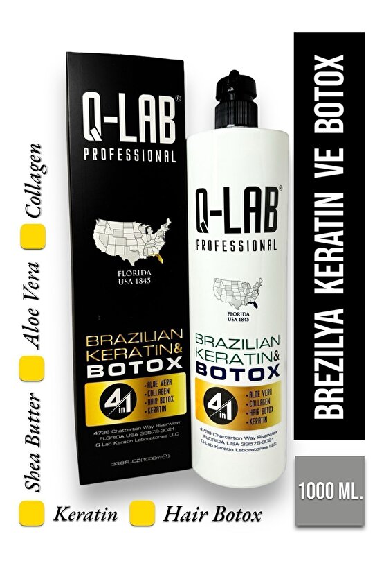 T - Brezilya Fönü Keratini 1000 Ml. - Keratin Laboratories. Qlab