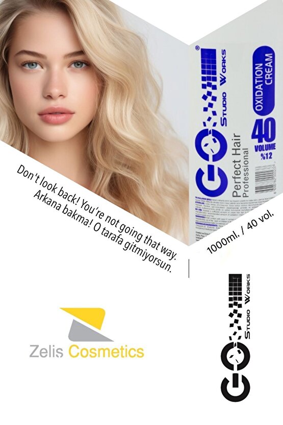 T - Oksidan Krem 40 Volume Mükemmel Sonuçlar 1000 ml.