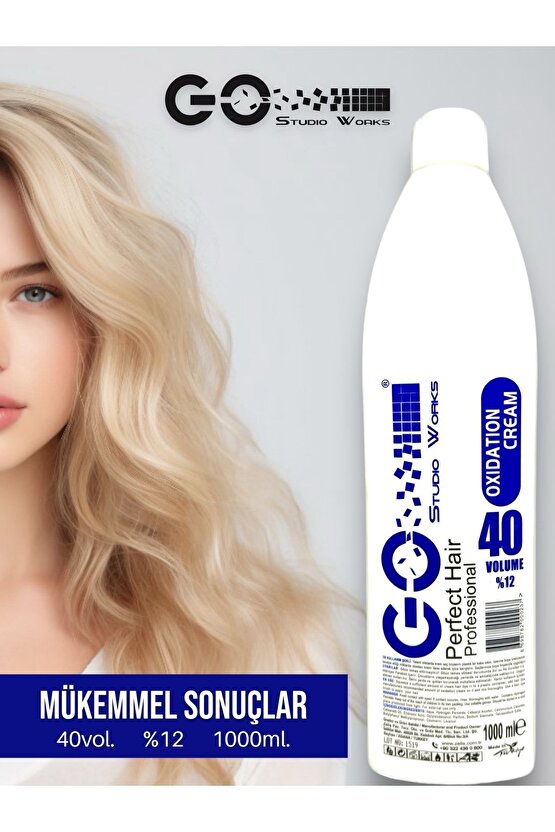 T - Oksidan Krem 40 Volume Mükemmel Sonuçlar 1000 ml.