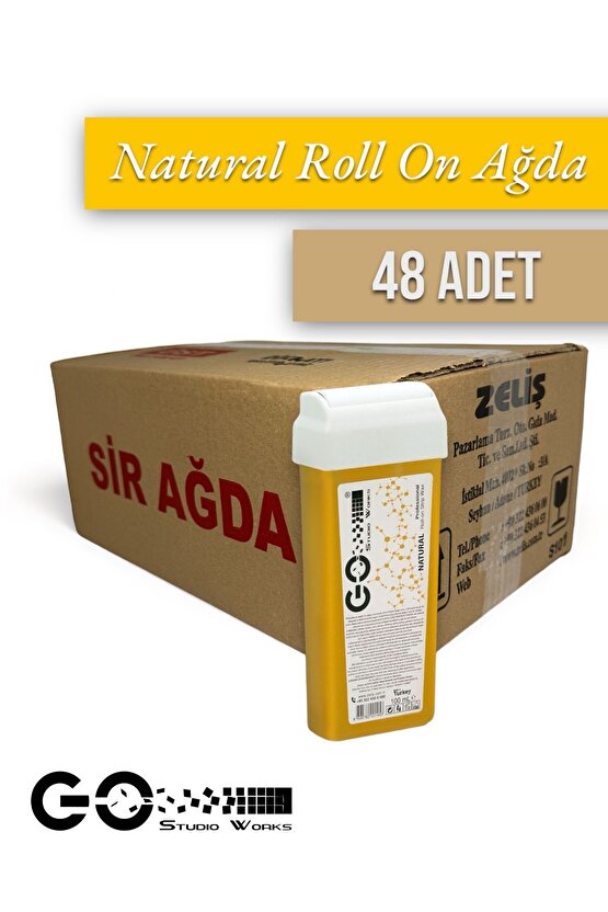 T - Roll On Kartuş Ağda Natural 48 ADET