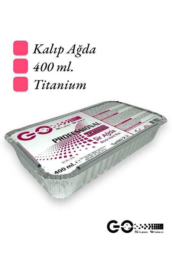 T - Kalıp Ağda TITANIUM 400 gram.