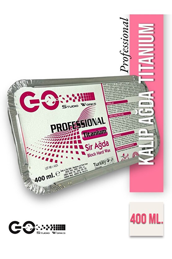 T - Kalıp Ağda TITANIUM 400 gram.