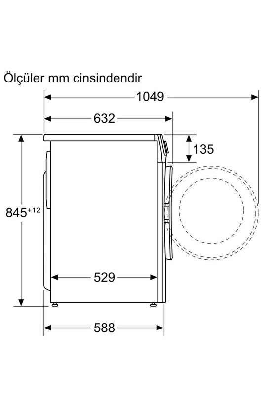 Cga242z0tr Çamaşır Makinesi-1200 Dev-9 Kg