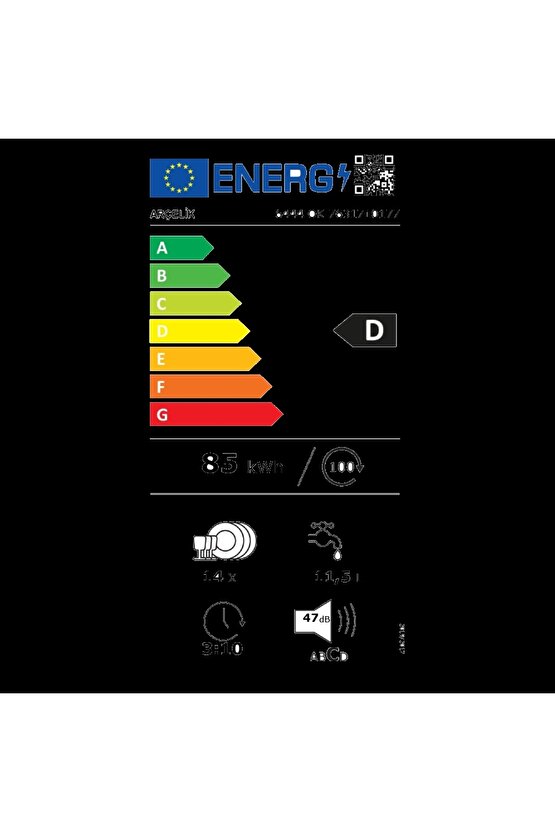 6444 Ok 4 Programlı Bulaşık Makinesi