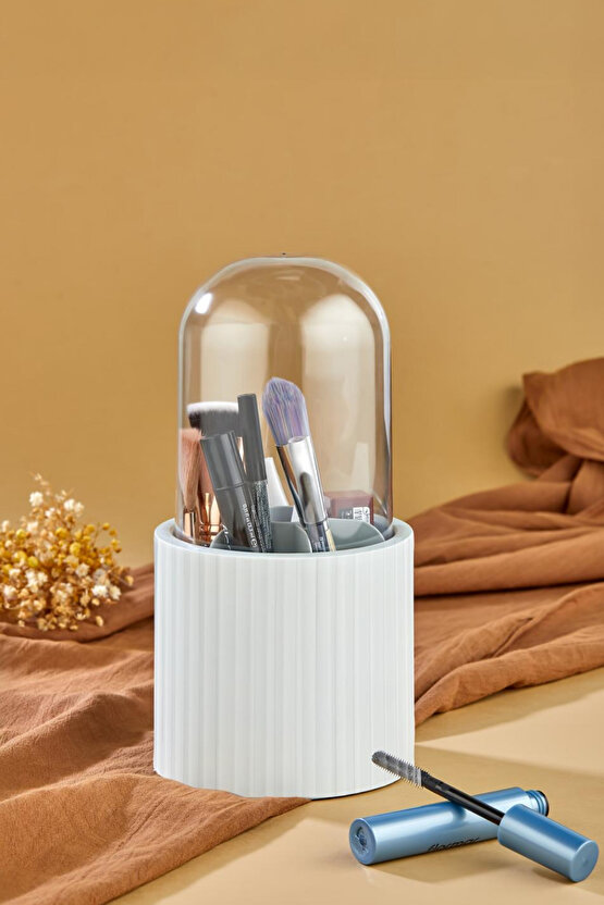 Şeffaf Kapaklı Diş Fırçalık Kutusu – Hijyenik Saklama, Banyo Organizer,Çok Amaçlı Saklama Kutusu