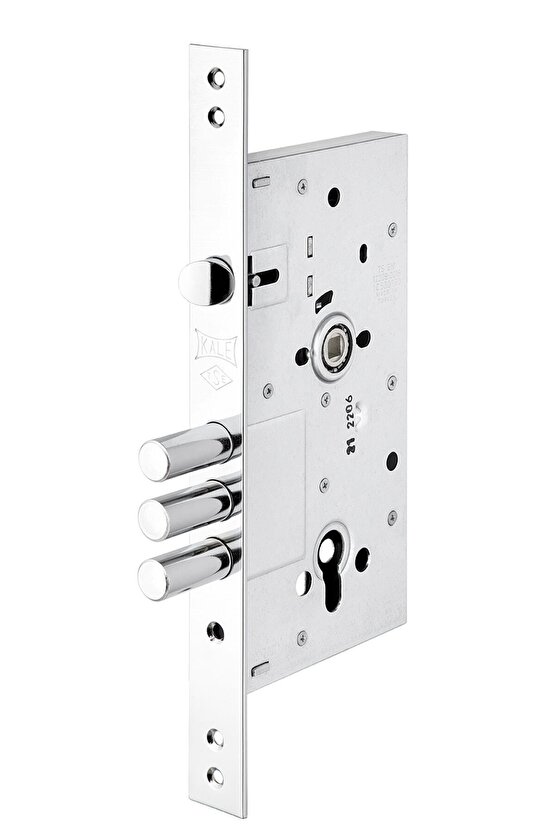 Monoblok Çelik Kapı Kilidi Krom 252r Gövde Snc Barelli 3 Anahtarlı