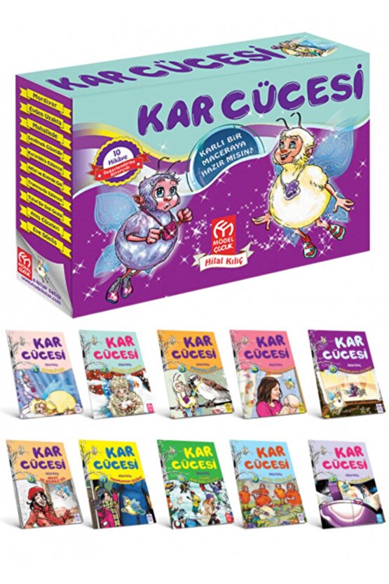 Çocuk Kar Cücesi 10lu Hikaye Seti. 3.Sınıf ve 4.Sınıf