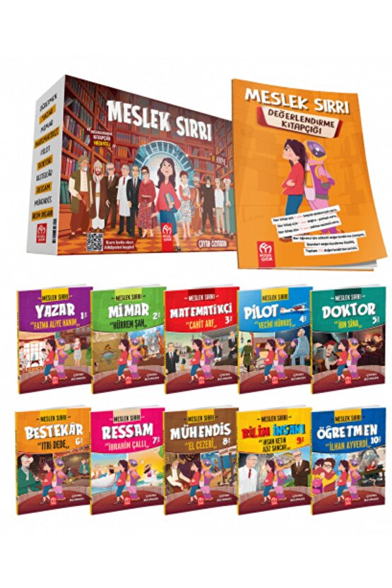 Meslek Sırrı Hikaye Serisi (10 Kitap)  Çayan Özvaran  Model Eğitim Yayıncılık  9786257346320