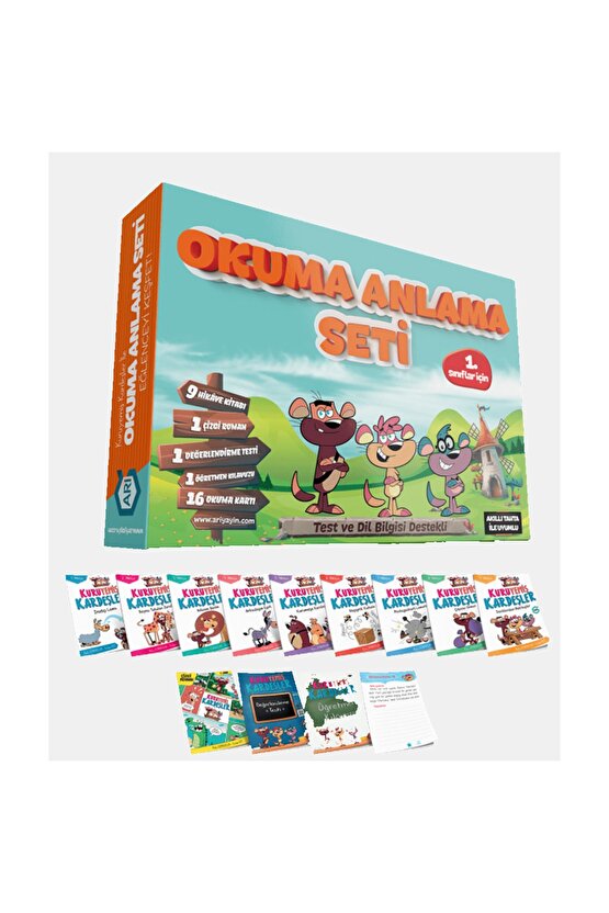 1 Sınıf Kuruyemiş Kardeşler Ile Okuma Anlama Seti
