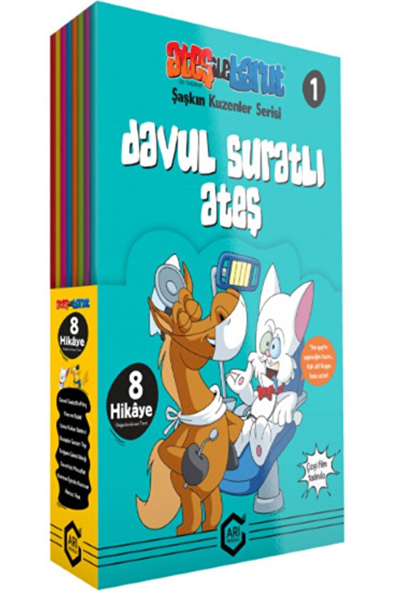 2. Ve 3. Sınıflar Için Hikaye Seti - Ateş Ile Barut Şaşkın Kuzenler Serisi