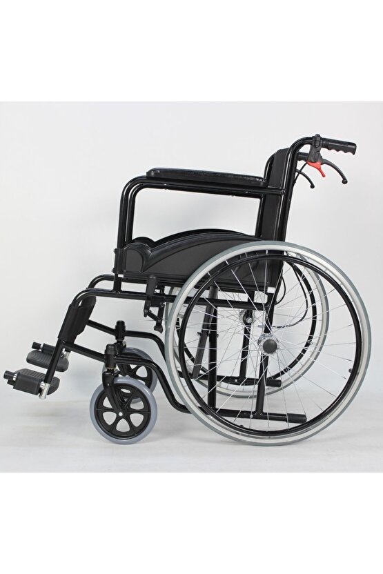 Refakatçi Frenli Ekonomik Tekerlekli Sandalye