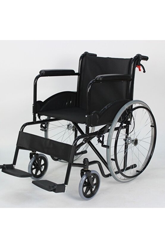 Refakatçi Frenli Ekonomik Tekerlekli Sandalye