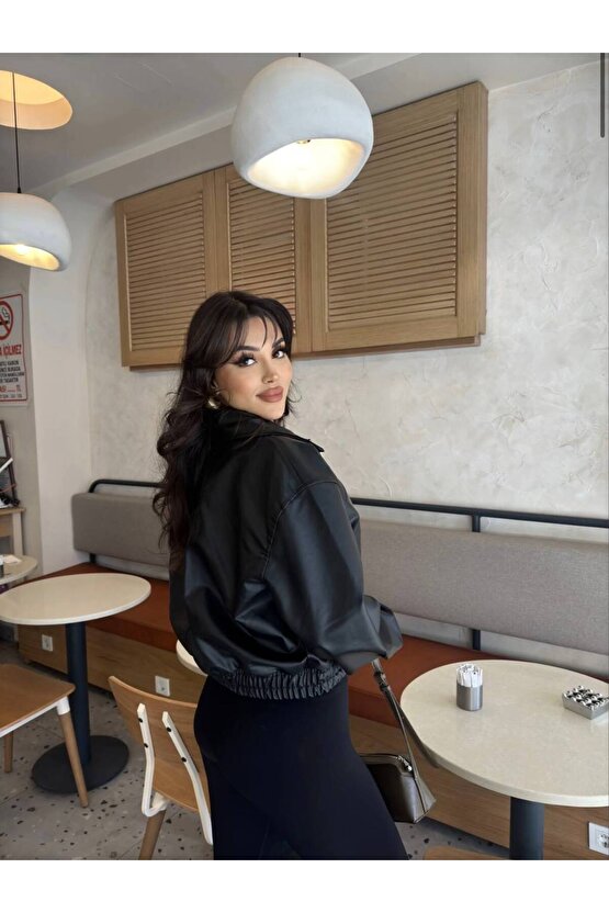 Deri Bomber Deri Ceket