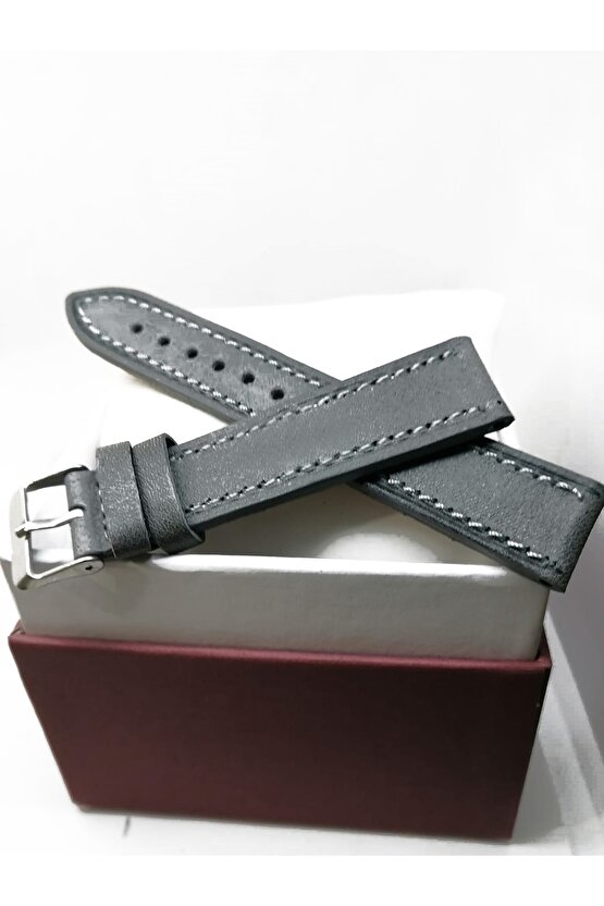 18 Milim Hakiki Deri Saat Kayışı 8