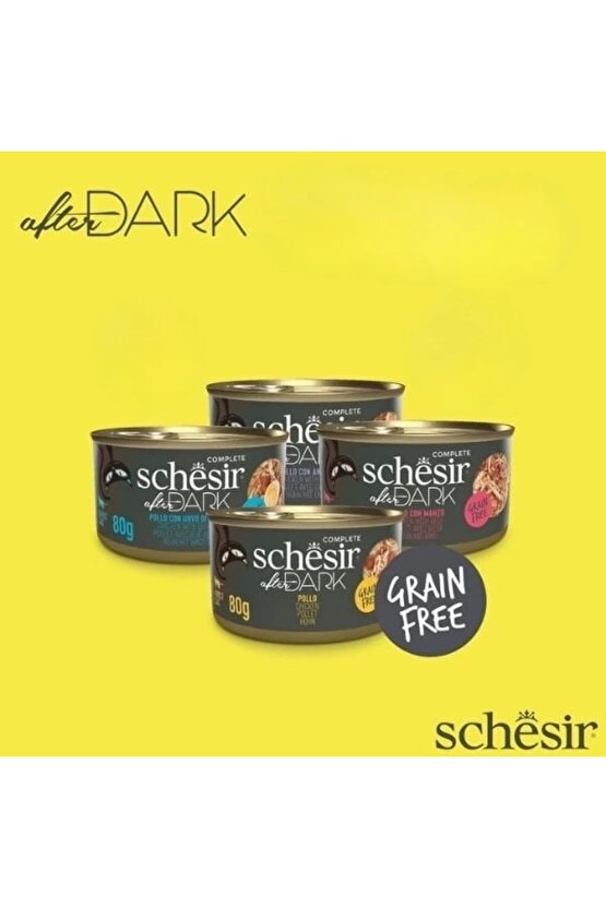 After Dark Et Suyunda Karışık Lezzetler Yetişkin Konserve Kedi Maması 12 Adet 80 Gr