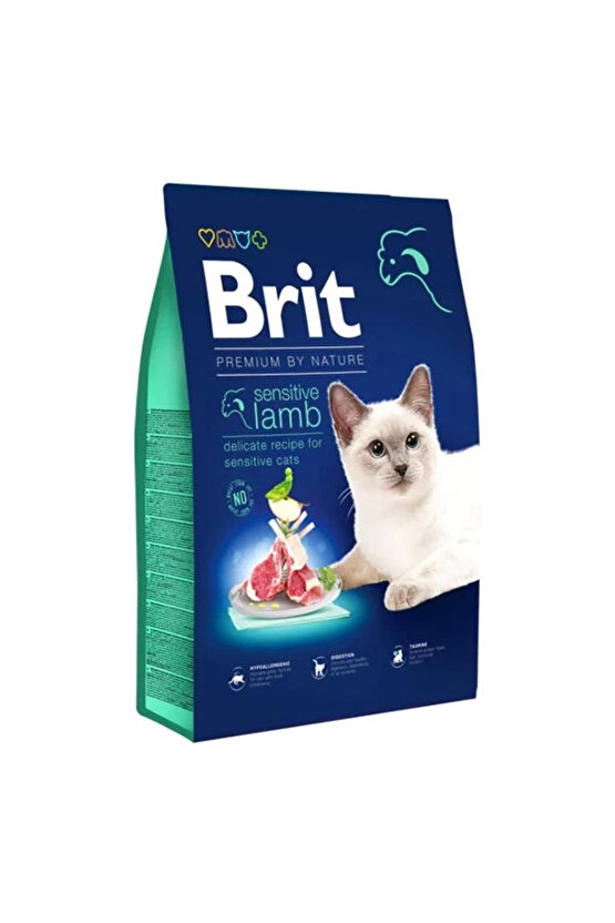 Art Brit Premium Sensitive Kuzu Etli Yetişkin Kedi Maması 8 Kg Lab