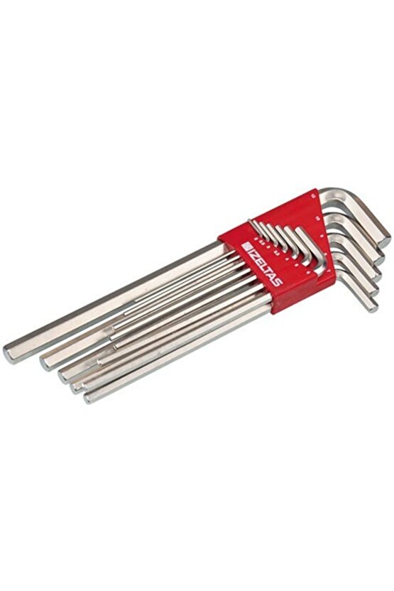 Allen Anahtar Takımı 10lu Uzun (2-10)