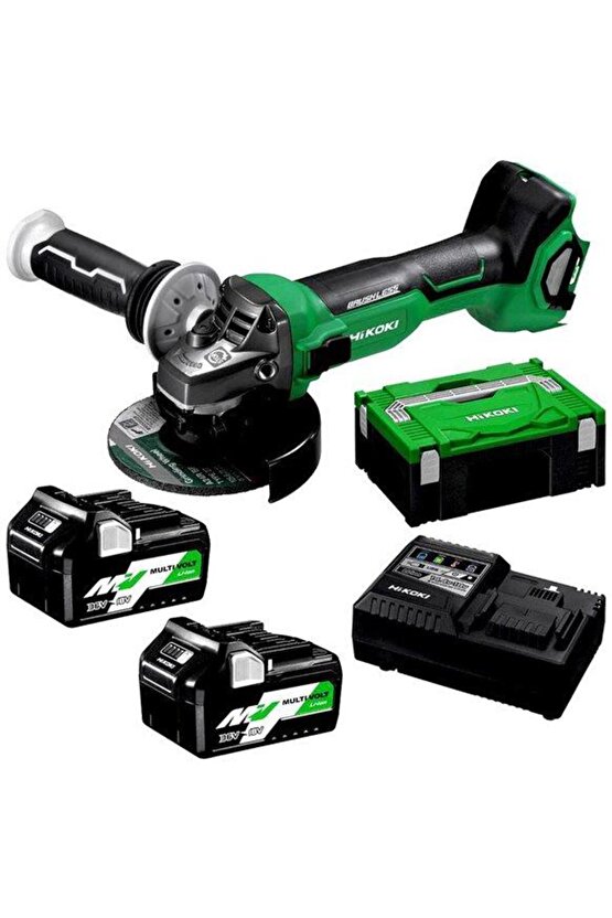 Hikoki G3613da 36 V 2.5 Ah Li-ıon 125 Mm Kömürsüz Devir Ayarlı Profesyonel Avuç Taşlama