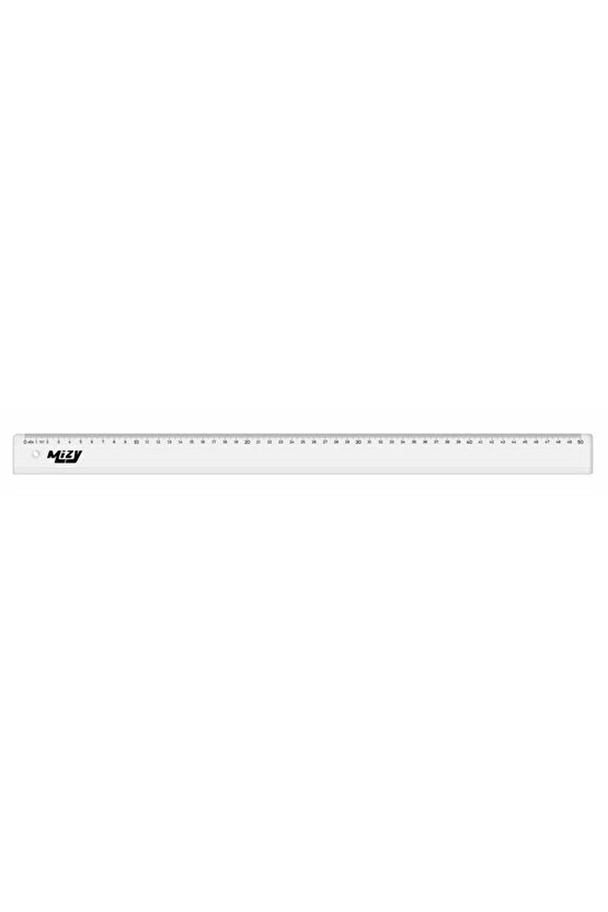 Şeffaf Plastik Cetvel 50cm