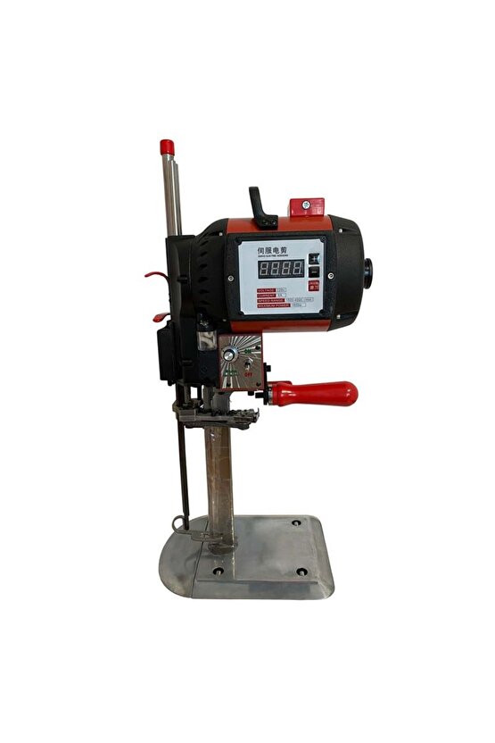 Dik Kumaş Kesim Motoru 1600w 4000 Devir Kırmızı-siyah Kafa  Pls-988 10inç