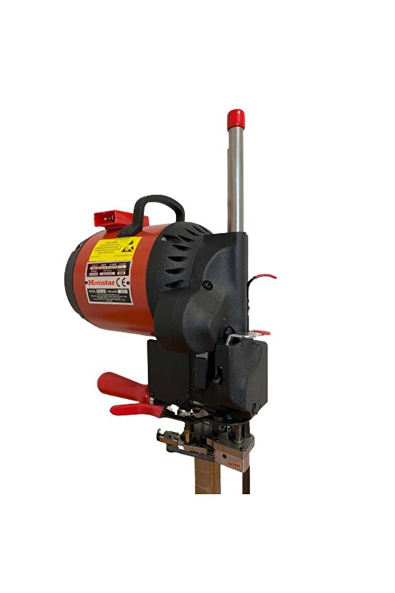 Dik Kumaş Kesim Motoru 1600w 4000 Devir Kırmızı-siyah Kafa  Pls-988 10inç