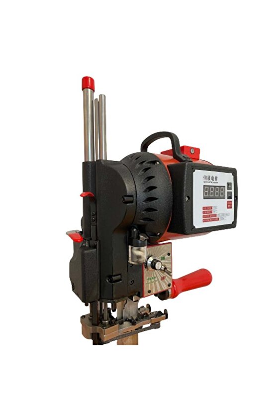Dik Kumaş Kesim Motoru 1600w 4000 Devir Kırmızı-siyah Kafa  Pls-988 10inç