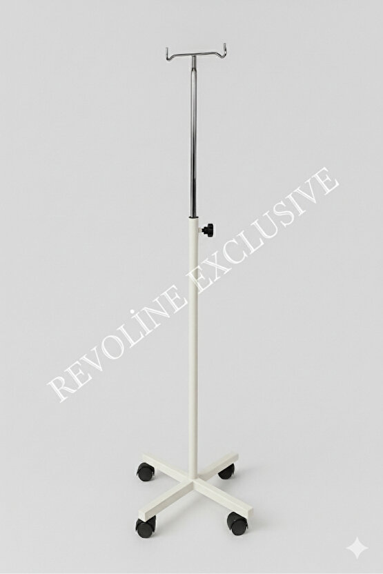 Serum Askısı Tekerlekli Boyu Ayarlanır Paslanmaz Serum Demiri Serum Asma Aparatı