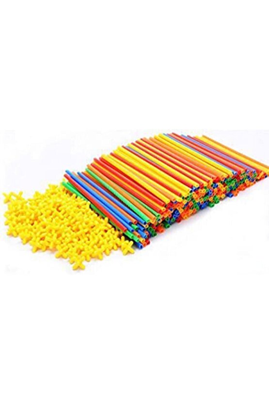 Bambu Çubukları Zeka Hayal Ve Gücü Eğitici 300 Parça