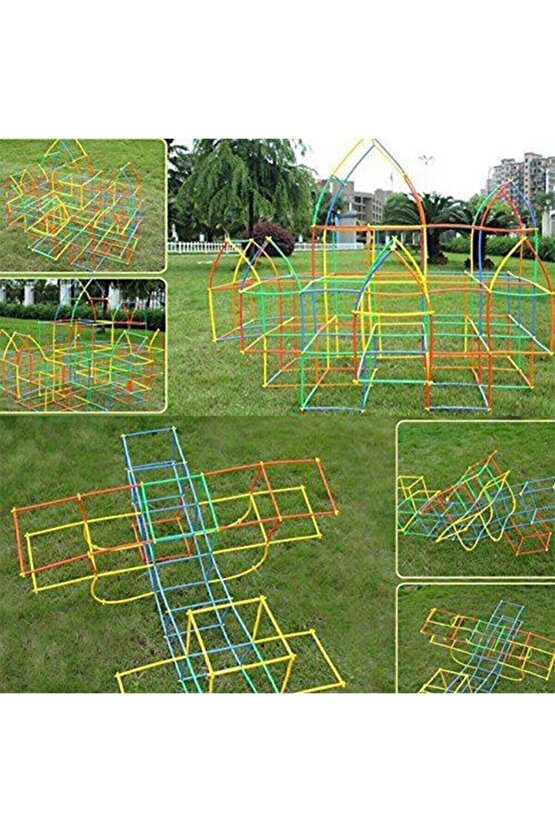 Bambu Çubukları Zeka Hayal Ve Gücü Eğitici 300 Parça