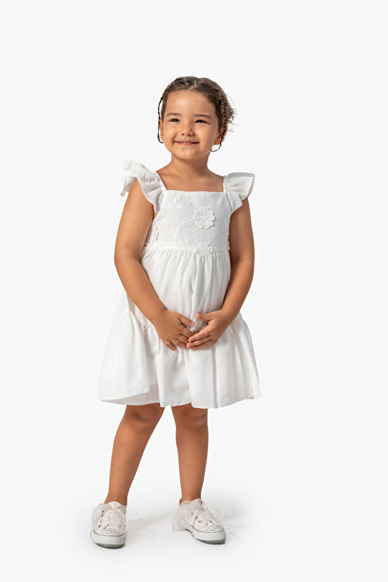 Kız Bebek Elbise Kız Çocuk Elbise Doğum Günü Parti Düğün Elbise Kısa Kollu Astarlı Leopar Elbise