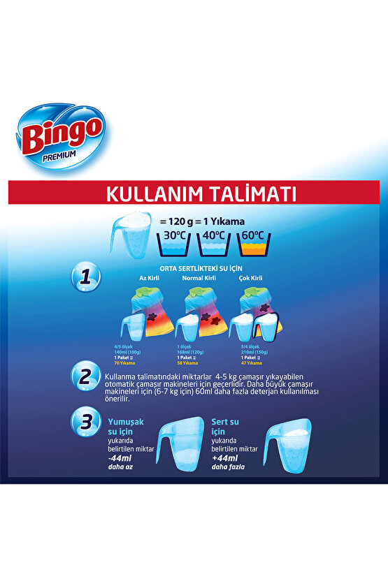Premium Toz Çamaşır Deterjanı 7 Kg Renkli