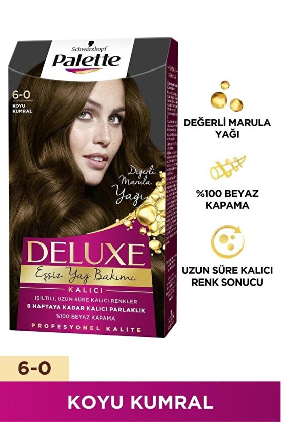 Deluxe Saç Boyası 6-0 Koyu Kumral