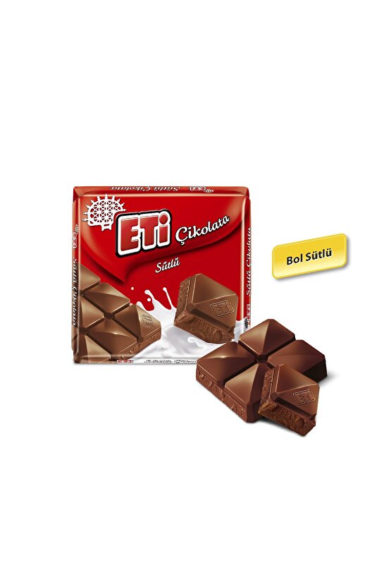 Çikolata Sütlü Kare 65 g x 6 Adet