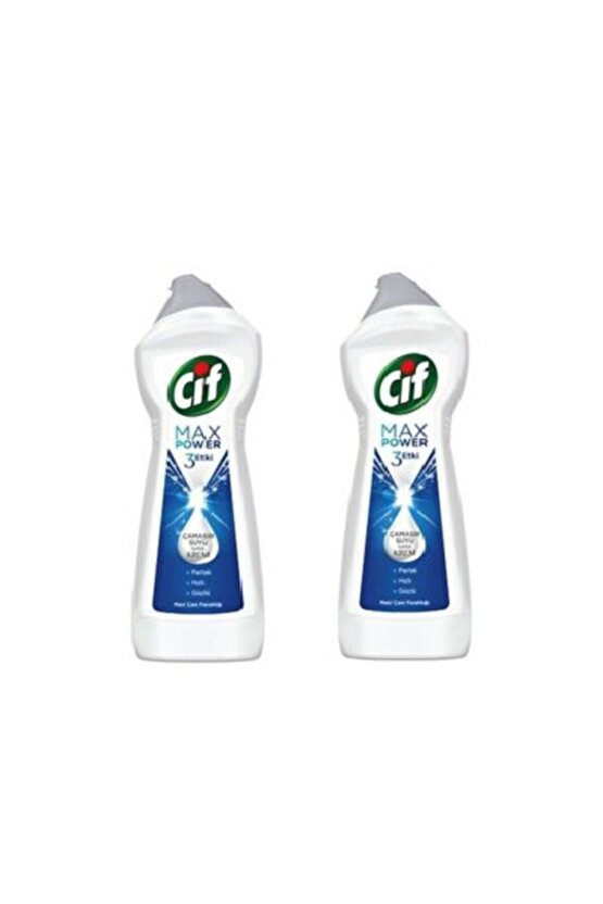 Max Power Mavi Çam Ferahlığı Çamaşır Suyu Katkılı Krem 450 ml X 2 Adet