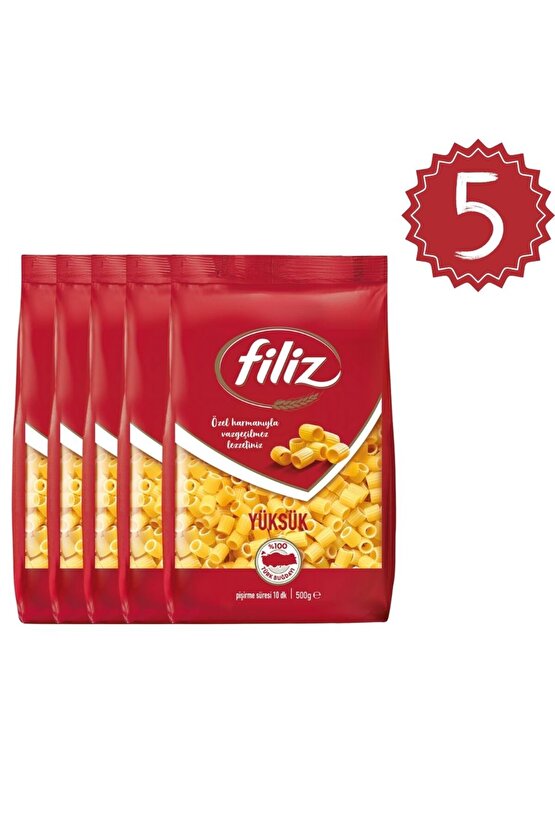 Filiz Yüksük Makarna 500gr x5 adet