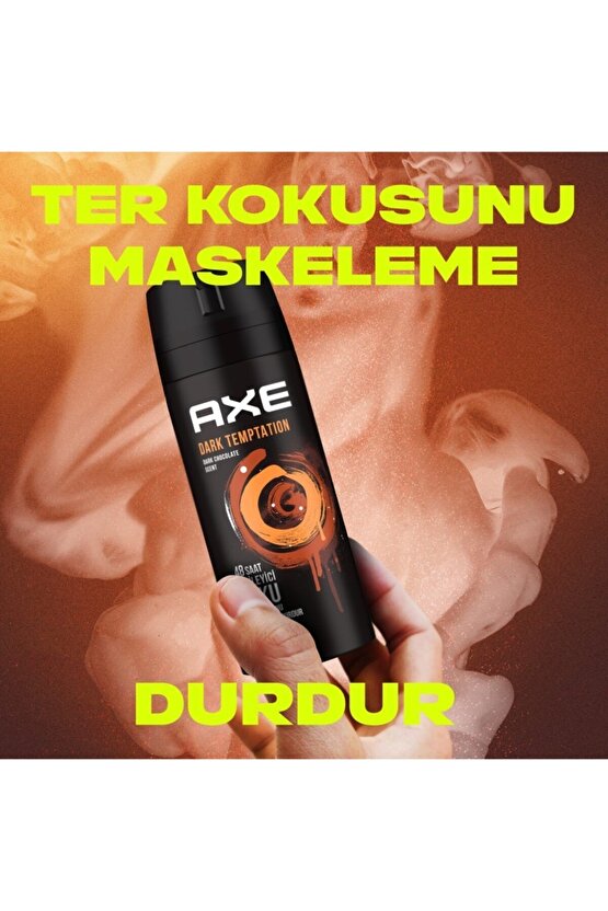 Erkek Deodorant Dark Temptation 150 mll 3lü Avantaj Paketi  8690637981494-003