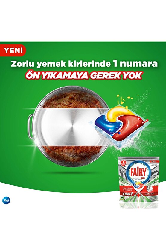 Platinum Plus 22 Yıkama Bulaşık Makinesi Kapsülü Power Sprey 3’ü 1 Arada Bulaşık Ve Mutfak 5