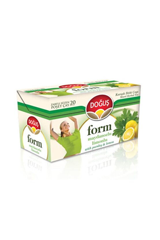 Form Maydonozlu Limonlu Bitki Çayı 20li X 4 Adet