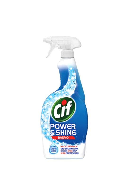Cıf Sprey Power Mutfak 750ml + Cıf Sprey Power Shıne Banyo 750 Ml + Cıf Jel Yüzey Temizleyici 750ml