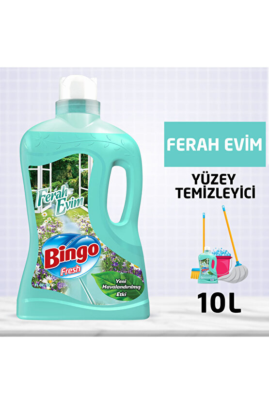 Fresh Yüzey Temizleyici 2,5 Lt Ferah Evim Ekonomi Paketi 4lü