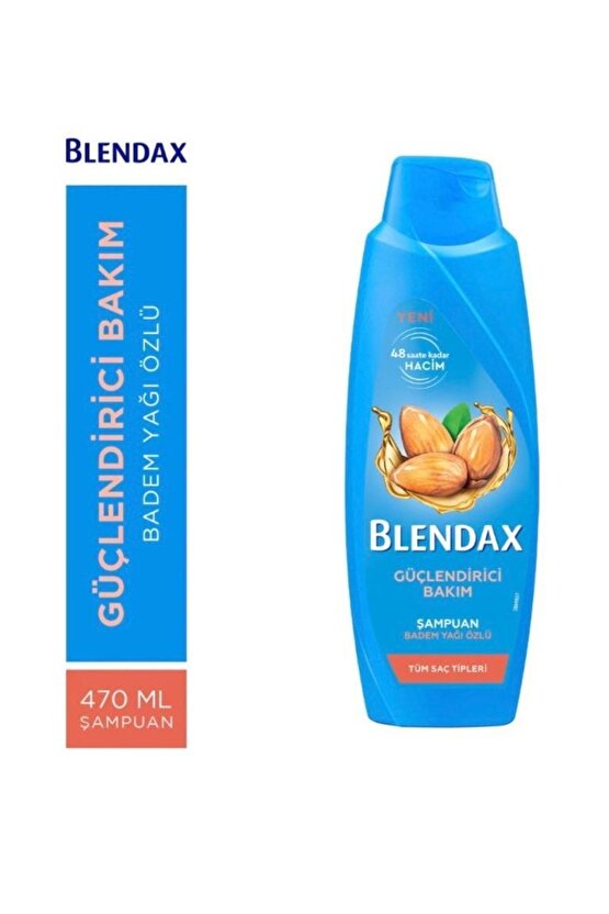 Güçlendirici Bakım Badem Yağı Özlü Şampuan 4 X 470 Ml.