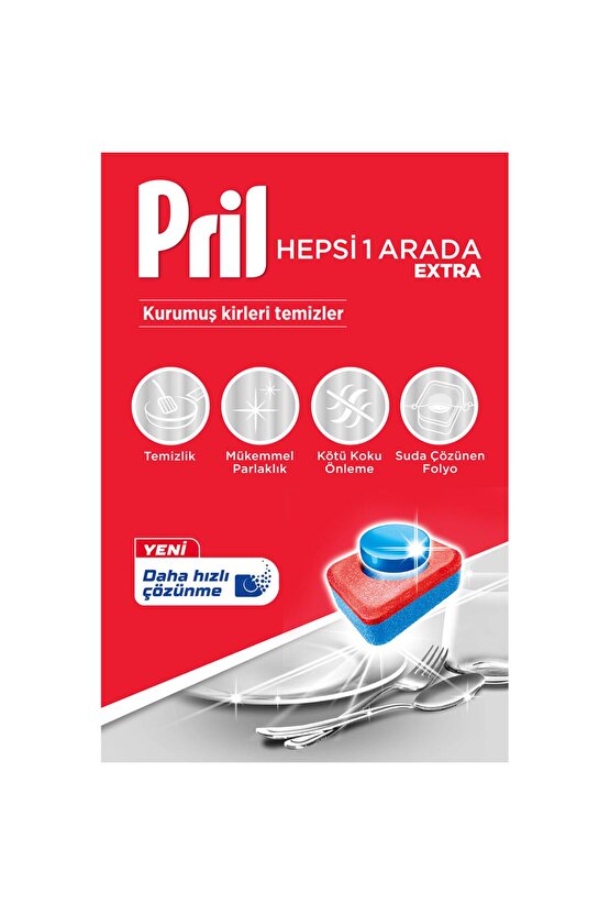 Hepsi Bir Arada Extra 80 Tablet Deterjan
