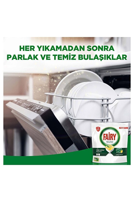 Hepsi Bir Arada 60 Yıkama Bulaşık Makinesi Deterjanı Tableti x2 Adet