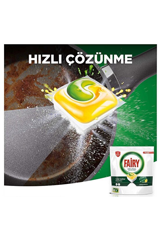 Hepsi Bir Arada 60 Yıkama Bulaşık Makinesi Deterjanı Tableti x2 Adet