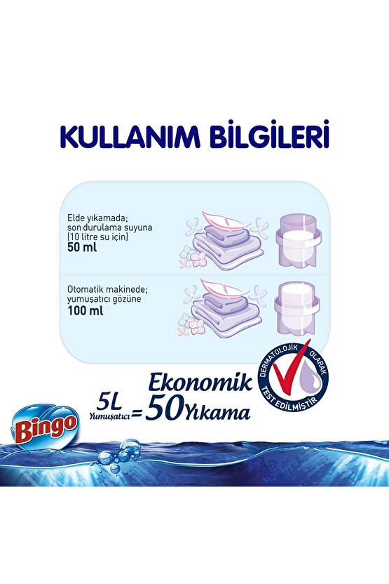 Soft Yumuşatıcı Lavanta 5 Litre Ekonomi Paketi 4lü