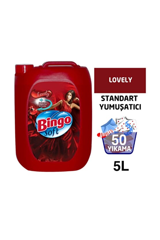 Soft Yumuşatıcı Lovely 5 Lt X 2 Adet