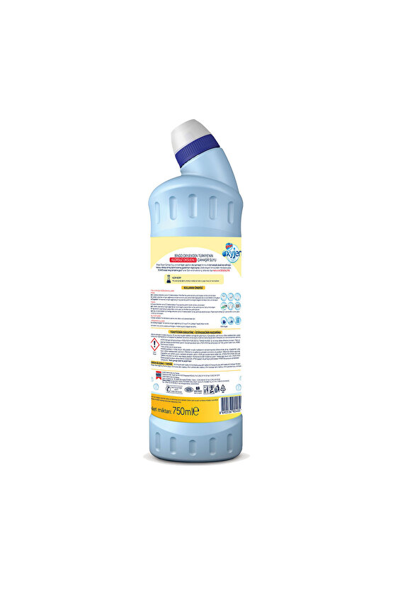 Oksijen Çamaşır Suyu 750 ml Hasas Hijyen Ekonomi Paketi 6lı