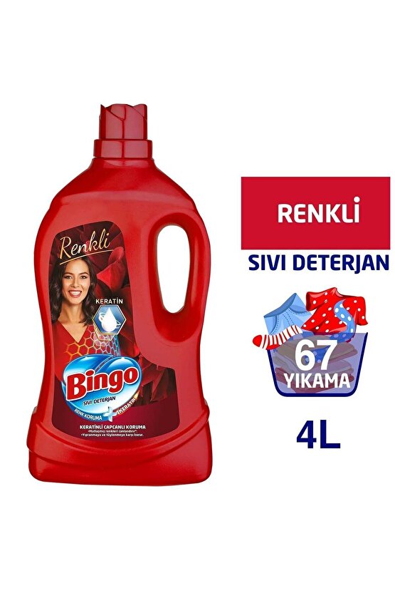 Matik Sıvı Bakım Çamaşır Deterjanı Tüm Kıyafetler 4 L 4lü