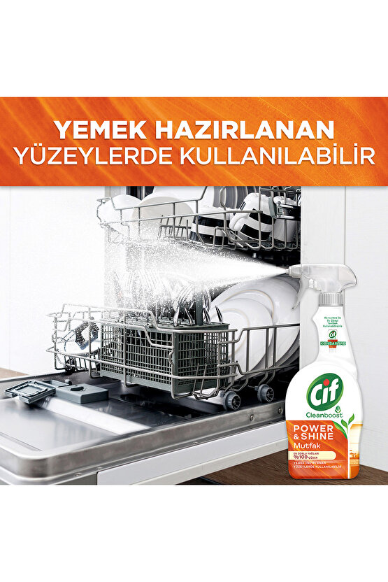 Sprey Temizleyici Power Shine Banyo 750ml 1adet Sprey Power Shine Mutfak 750ml 1adet