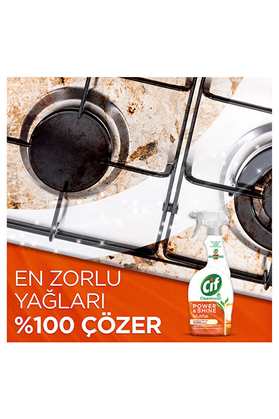 Sprey Temizleyici Power Shine Banyo 750ml 1adet Sprey Power Shine Mutfak 750ml 1adet
